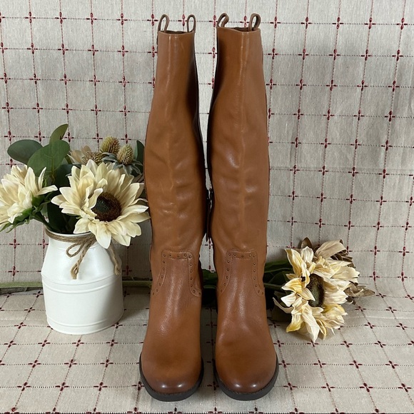 Sam Edelman Prina Studded Soft Black Leather Knee High Riding Boots Size 6 NWOB - Picture 3 of 11